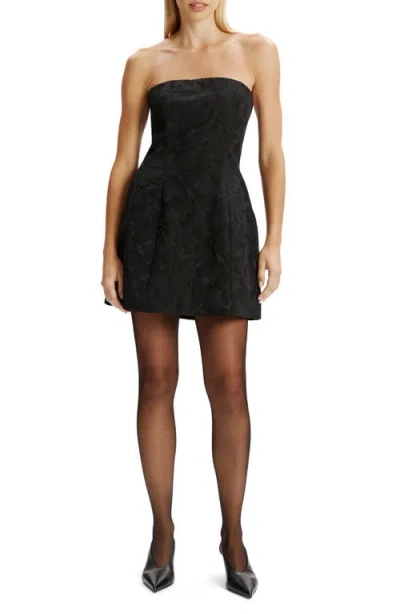 Bardot Karoline Diamond Balloon Dress In Black