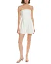 Bardot Karoline Strapless Playsuit In White