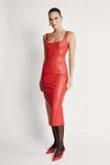 Bardot Kassy Vegan Leather Dress