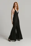 Bardot Keaton Wide Leg Halter Jumpsuit In Black