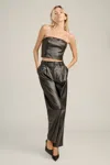 Bardot Kelsa Vegan Leather Pant In Black