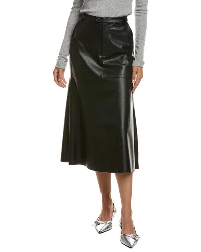 Bardot Kindra Vegan Leather Skirt In Black