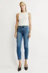 Bardot Knox Skinny Cropped Jeans In Vintage