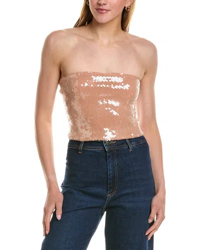 Bardot Launa Sequin Top In Brown