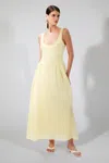 Bardot Lawrence Scoop Neck Maxi Dress In Yellow