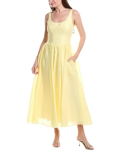 Bardot Lawrence Scoop Neck Maxi Dress In Yellow