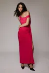 Bardot Layana Asym Maxi Dress In Pink