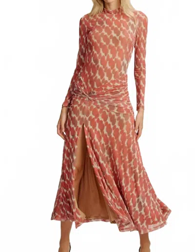 Bardot Lea Printed Dress In Pink In Multi