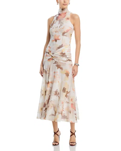 Bardot Leanna Gathered Front Dress In Neutral