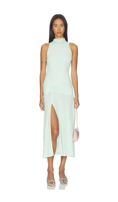 Bardot Leanna Mesh Midi Dress In Neutral