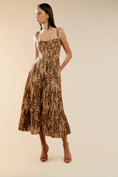 Bardot Lilah Corset Midi Dress