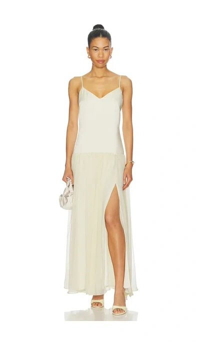 Bardot Linara Halter Neck Maxi Dress In White