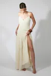 Bardot Linara Halter Neck Maxi Dress In White