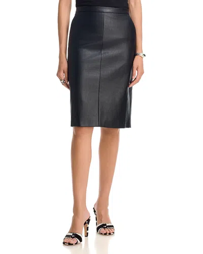 Bardot Lisbon Faux Leather Skirt In Black