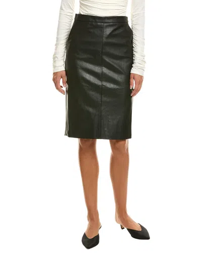 Bardot Lisbon Vegan Leather Skirt In Black