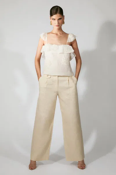 Bardot Lisette Frill Detail Cami In Gray