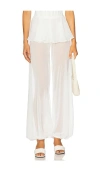 Bardot Lissett Soft Balloon Pant In White