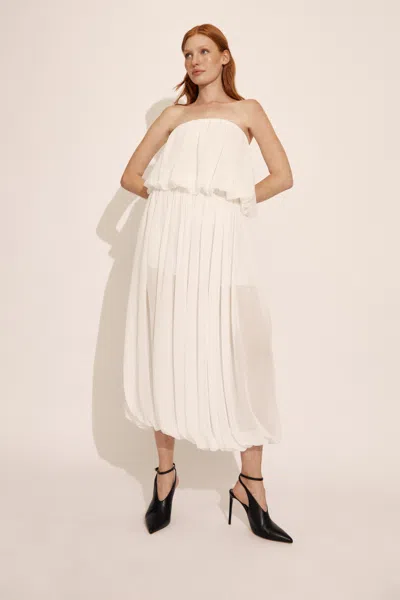Bardot Lissett Soft Balloon Top In Ivory