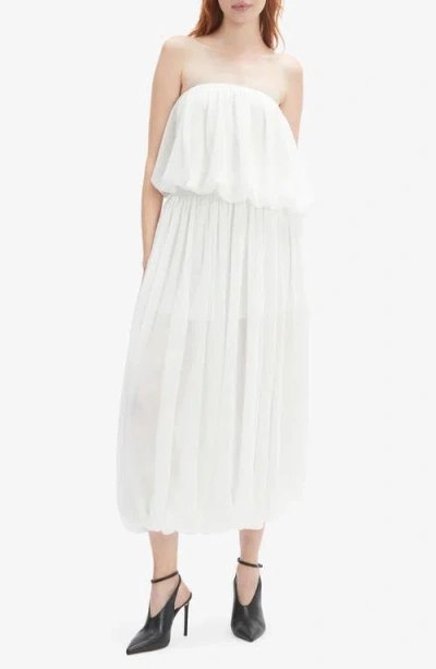 Bardot Lissett Soft Georgette Strapless Balloon Top
