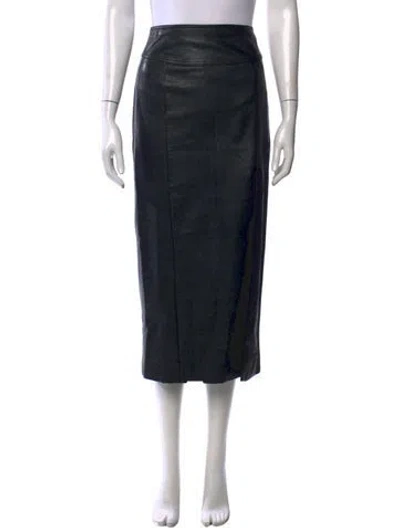Pre-owned Bardot Long Skirt In Black