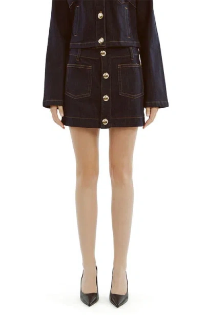 Bardot Lorenzo Denim Miniskirt In Dark