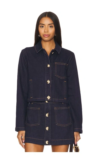 Bardot Lorenzo Denim Shirt In Blue