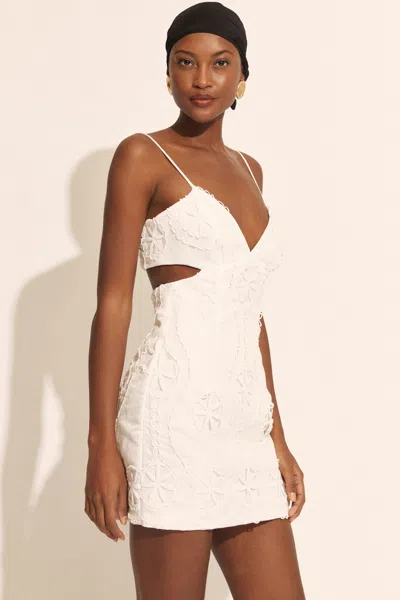 Bardot Loressa Lace Mini Dress In Orchid Wht