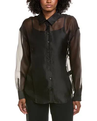 BARDOT LUANA OVERSIZED ORGANZA SHIRT