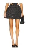 Bardot Lyna Balloon Mini Skirt In 黑色