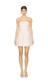 Bardot Madeline Boucle Mini Dress In Blush
