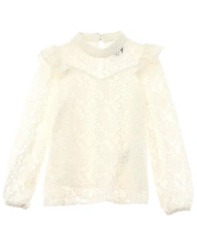 Bardot Maggie Mini Lace Top In Neutral