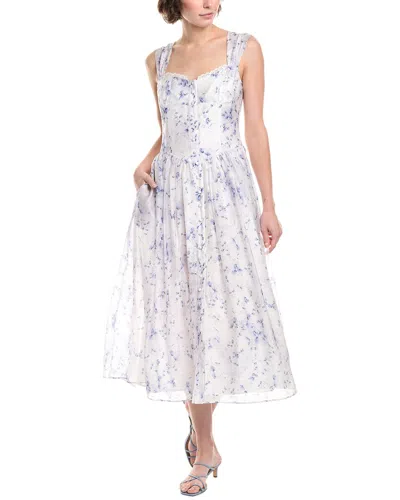 Bardot Malea Midi Dress In Blue