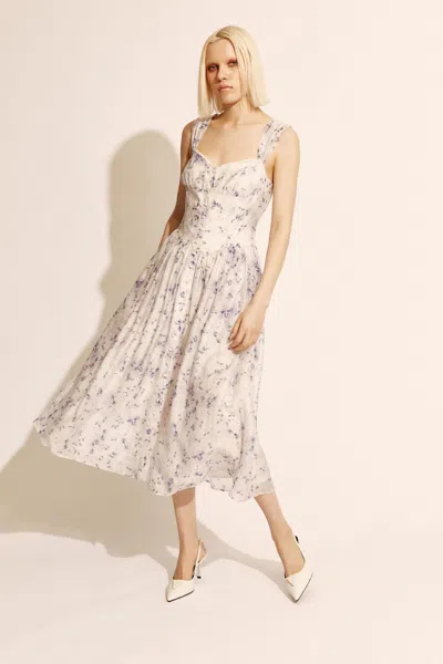Bardot Malea Midi Dress In Blu Grd Fl