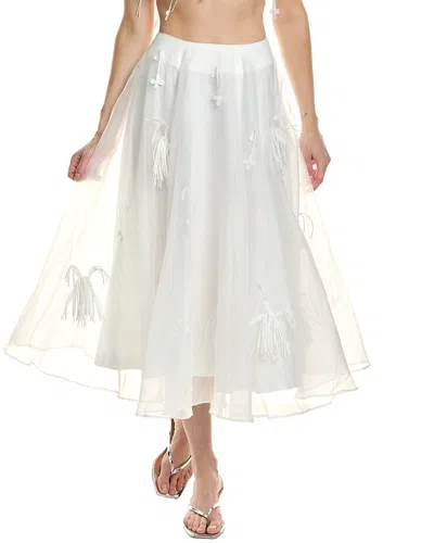 Bardot Marcelle Midi Skirt In White