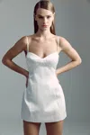 Bardot Marcello Hourglass Mini Dress In Orchidwht