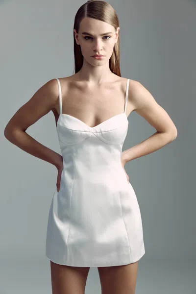Bardot Marcello Hourglass Mini Dress In Orchidwht