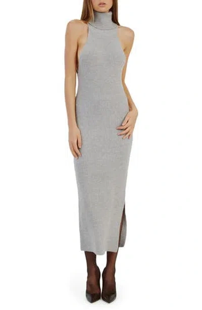 BARDOT BARDOT MARIANO TURTLENECK SLEEVELESS RIB SWEATER DRESS