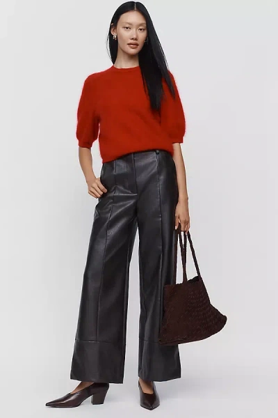Bardot Marlowe Faux Leather Pants In Multi