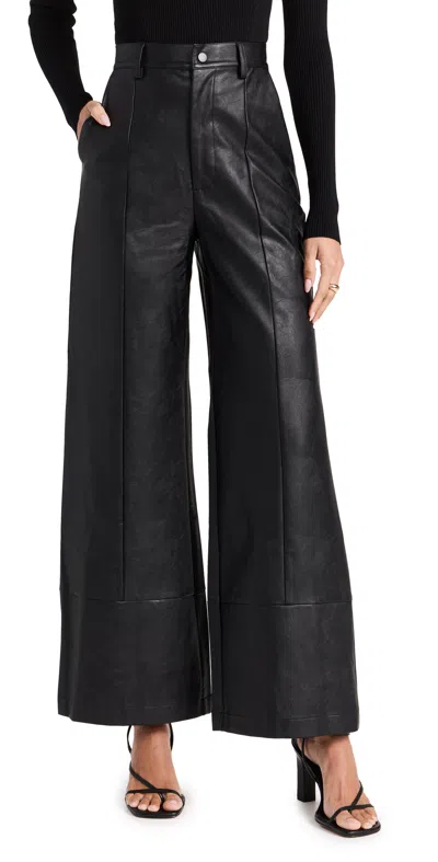 Bardot Marlowe Wide Leg Pants Black