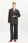 Bardot Maxine Suit Pant In Dark Charc