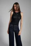 Bardot Merel Knit Tank In Black