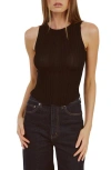 Bardot Merel Knit Tank In Brown