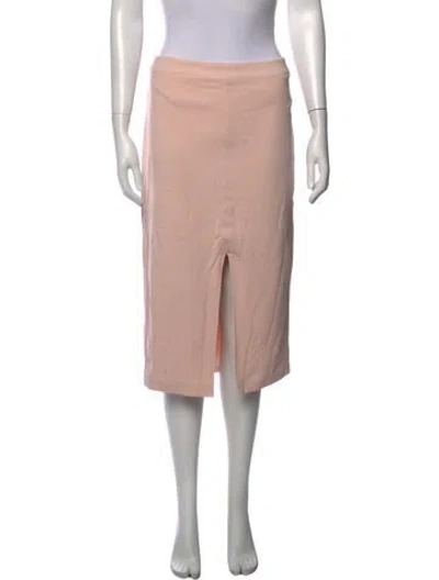 Pre-owned Bardot Midi Length Skirt In Pink
