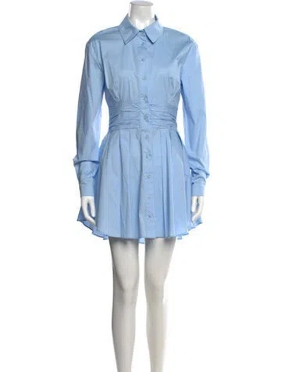 Pre-owned Bardot Mini Dress In Blue