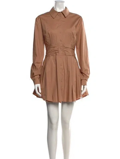 Pre-owned Bardot Mini Dress In Neutrals