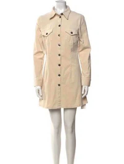 Pre-owned Bardot Mini Dress W/ Tags In Neutrals