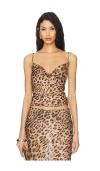 Bardot Monroe Cami In 豹纹