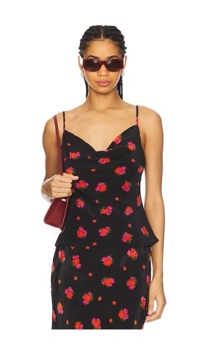 Bardot Monroe Cowl Neck Cami In Black