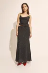 Bardot Monroe Polka Dot Cowl Neck Camisole In Black Spot