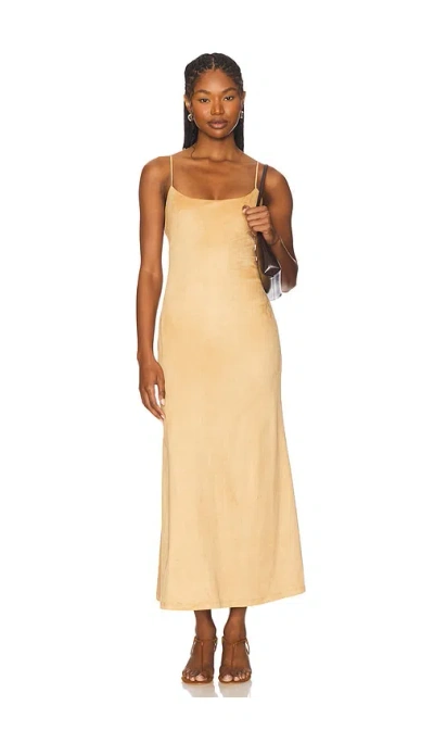 Bardot Nadira Faux Suede Dress In Neutral